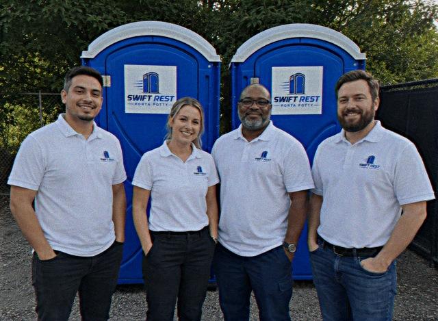Swift Rest Porta Potty delivery and service team